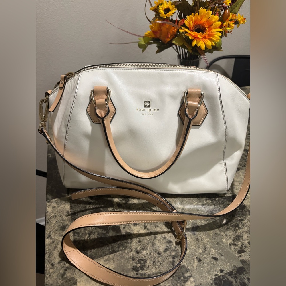 Kate Spade New York Withe and Beige Bag